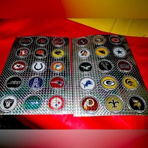Sport caps 1993 NFL Pogs. Sealed.
